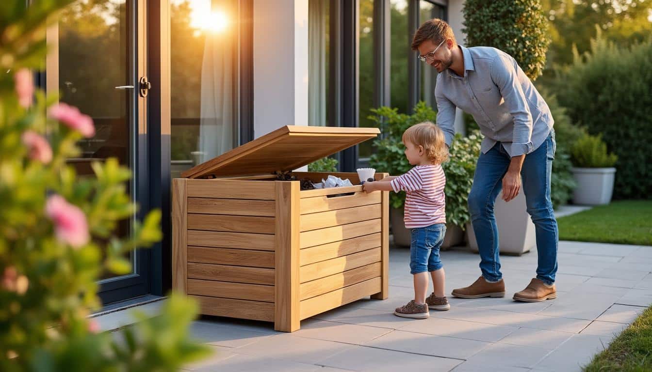 Illustration: Pourquoi choisir un cache pour le conteneur à poubelle dans votre espace extérieur ?