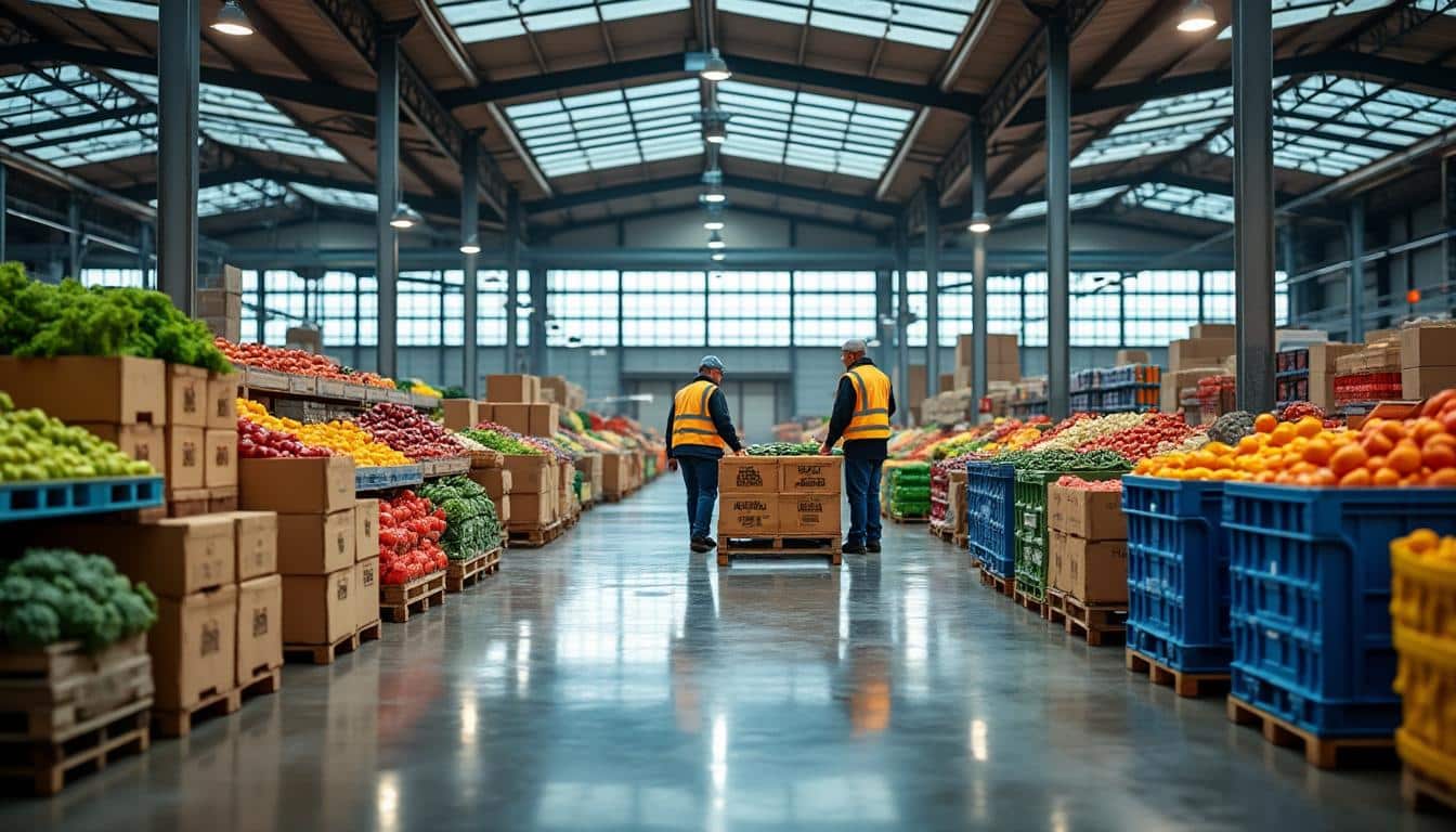 Place de la logistique à Rungis : cœur de la gestion des produits frais