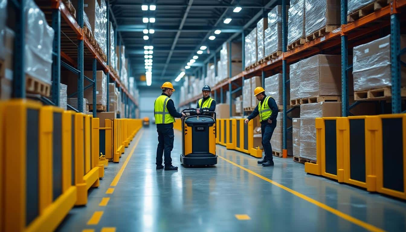 Illustration: Pourquoi la protection est-elle indispensable dans un entrepôt logistique ?