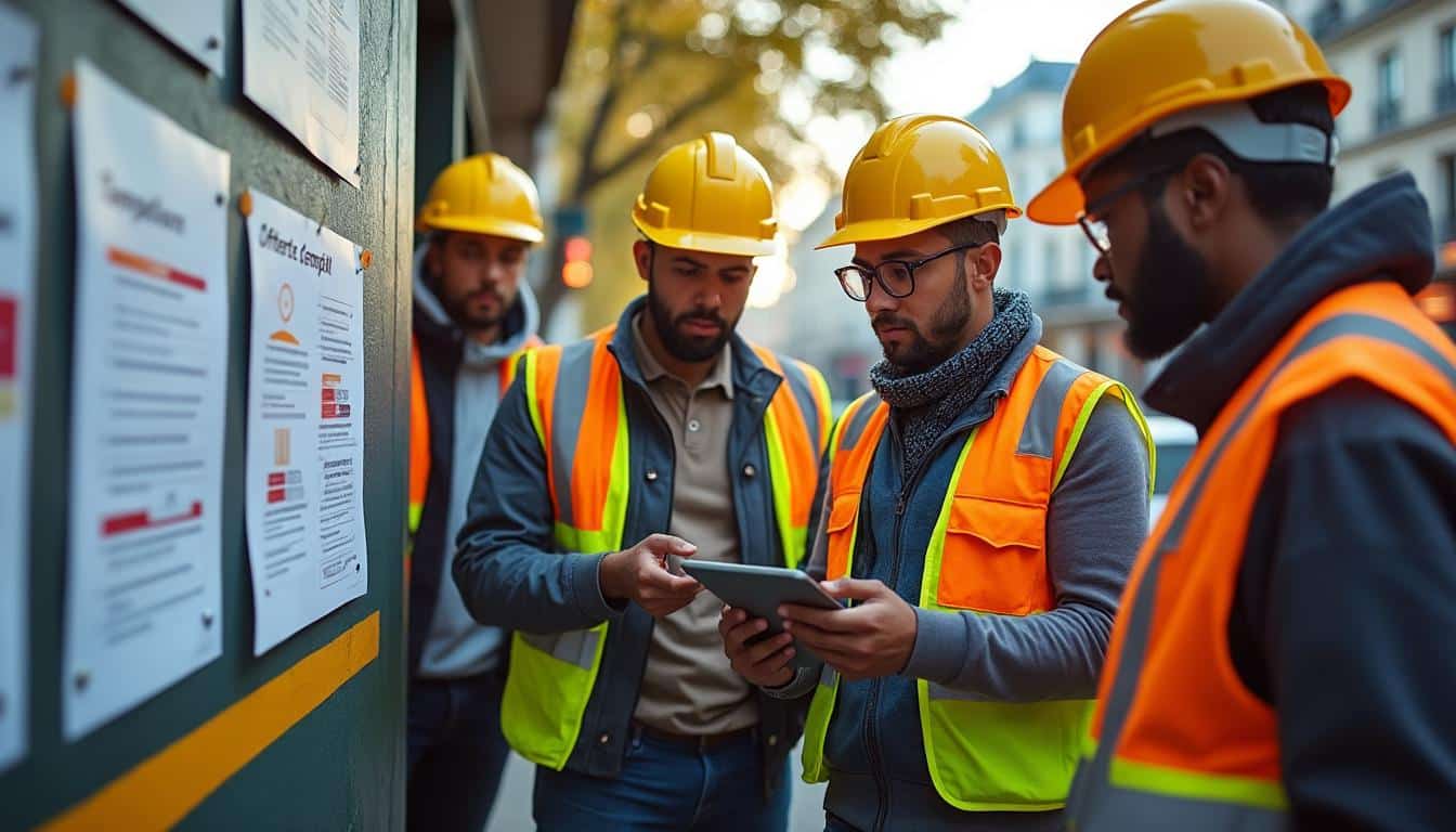 Illustration: Comment dénicher les meilleures offres et missions en intérim dans le BTP à Paris