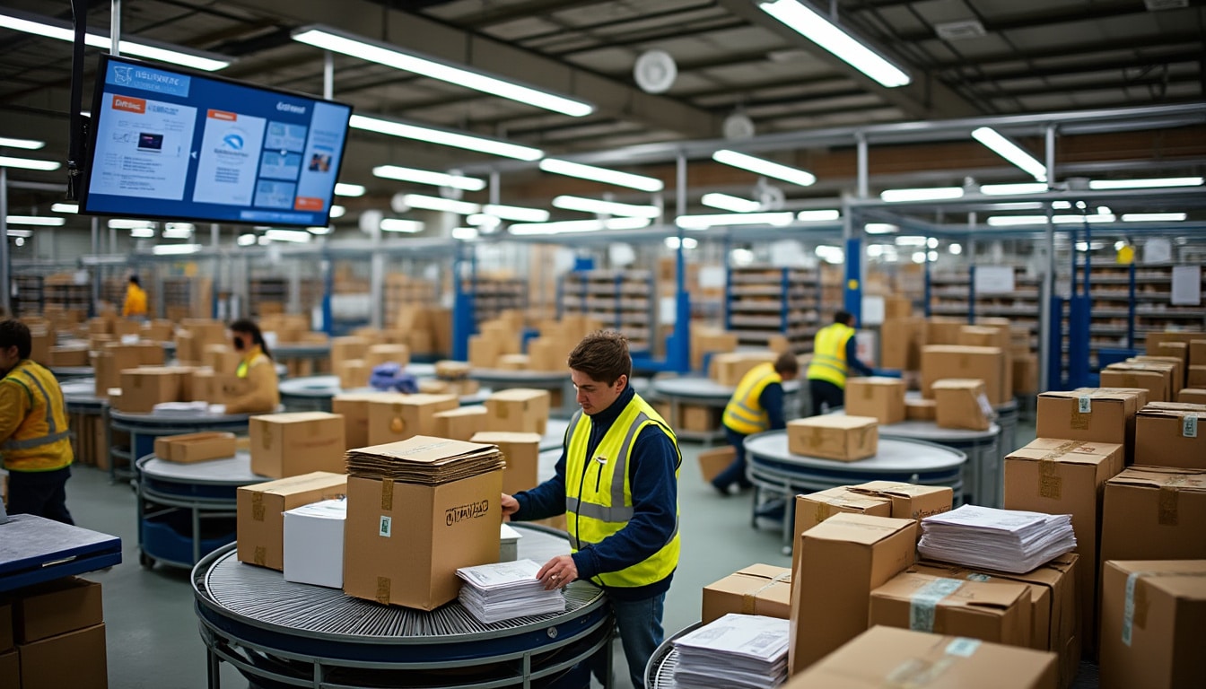 Illustration: Le cœur logistique de la distribution postale : fonctionnement et rôle