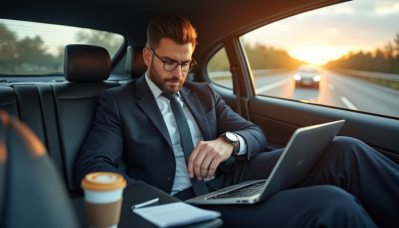 Illustration: Comprendre le temps de trajet lors d’un déplacement professionnel important