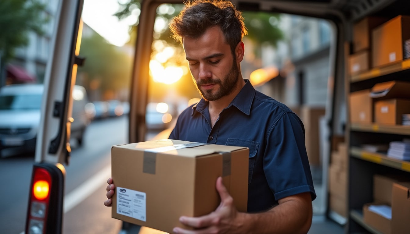 Illustration: Que signifie le statut « votre colis est en cours d’acheminement » dans le parcours logistique ?