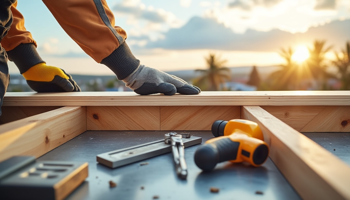 Pose du bac acier sur chevrons : guide complet pour une toiture solide