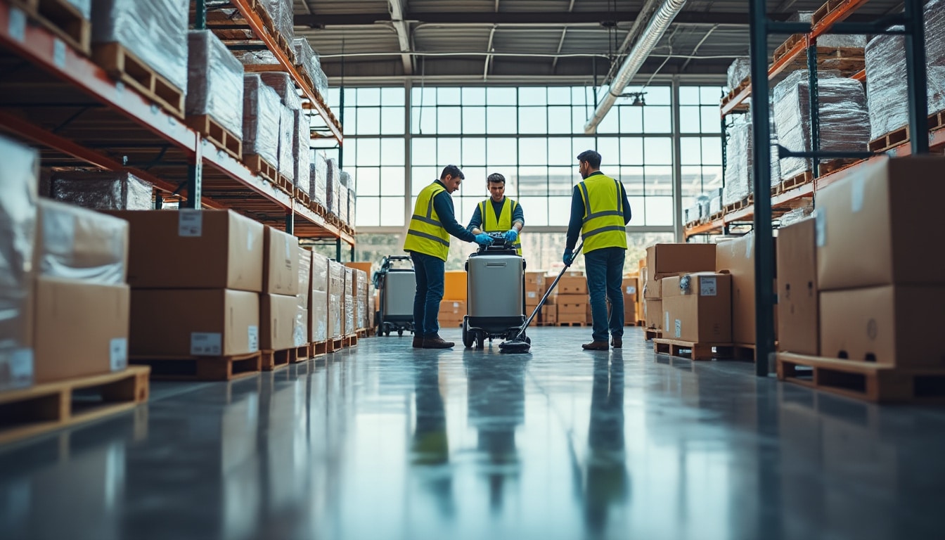 Société de nettoyage logistique : expertise et solutions sur-mesure