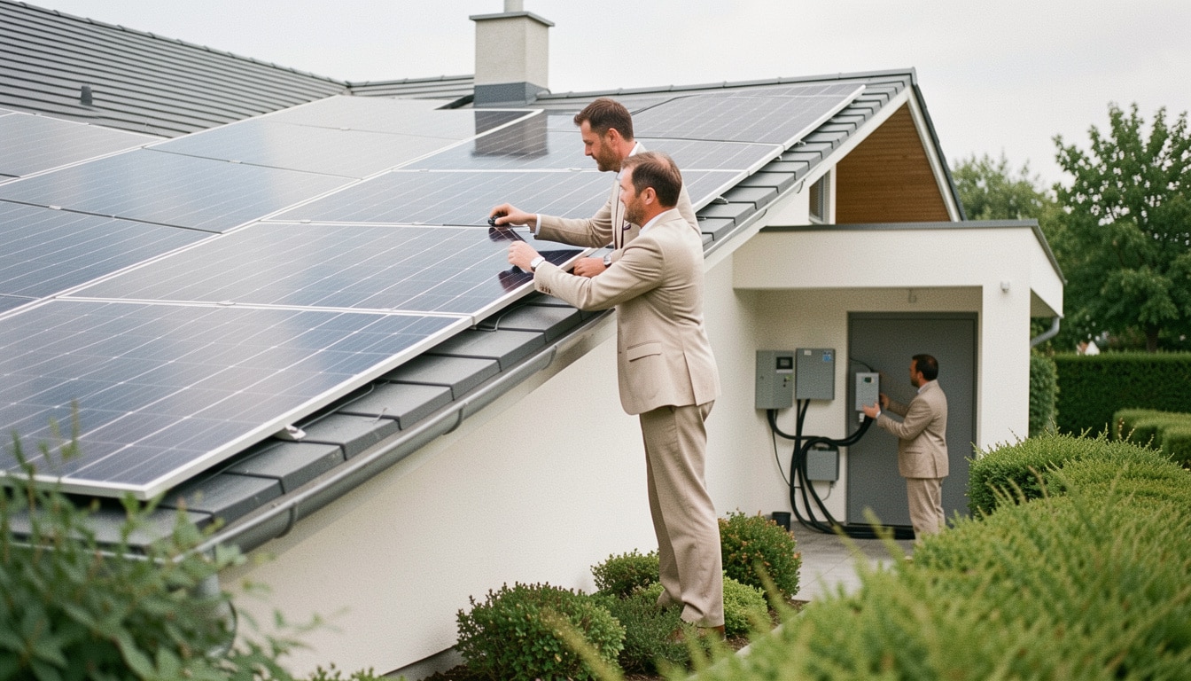 Installer des panneaux solaires avec batterie chez soi