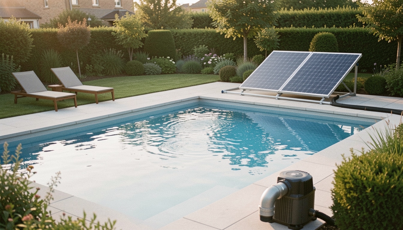 Panneaux solaires pour piscine : chauffage ou pompe ?